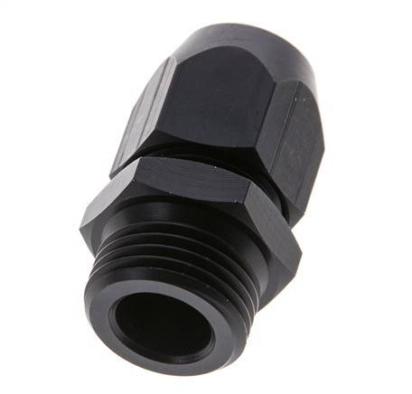14x8mm & G1/2'' Aluminum Straight Compression Fitting with Male Threads 10 bar PVC and PA [2 Pieces]