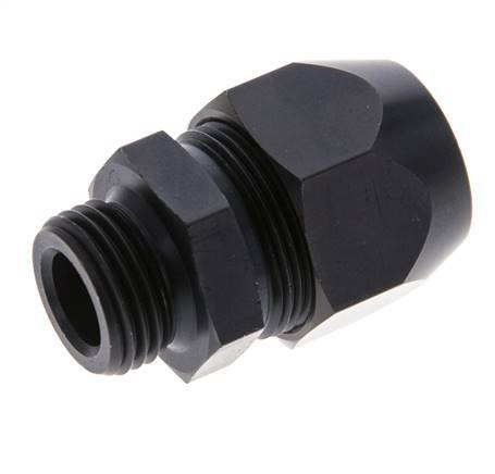 20x13mm & G1/2'' Aluminum Straight Compression Fitting with Male Threads 10 bar PVC and PA