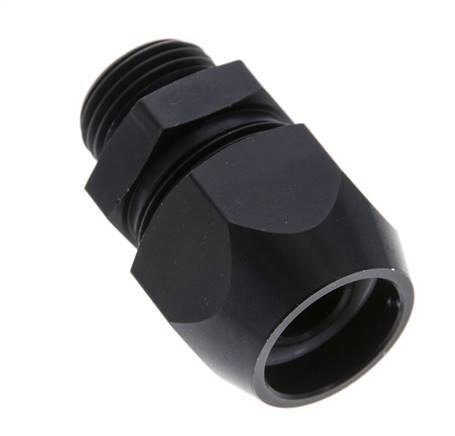 20x13mm & G1/2'' Aluminum Straight Compression Fitting with Male Threads 10 bar PVC and PA
