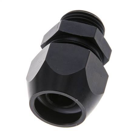 20x13mm & G1/2'' Aluminum Straight Compression Fitting with Male Threads 10 bar PVC and PA