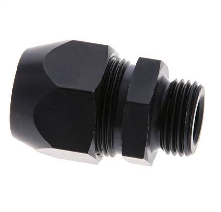 20x13mm & G1/2'' Aluminum Straight Compression Fitting with Male Threads 10 bar PVC and PA