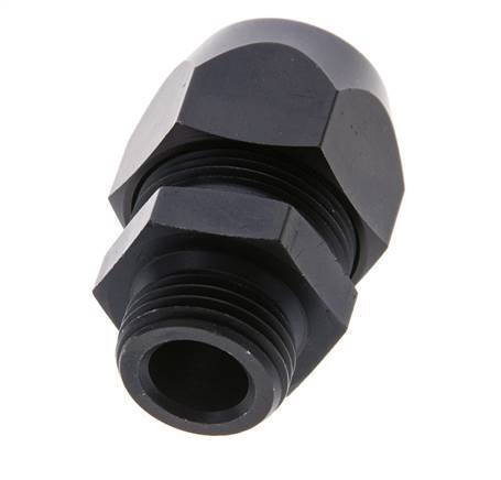 20x13mm & G1/2'' Aluminum Straight Compression Fitting with Male Threads 10 bar PVC and PA