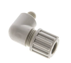 12x6mm & G1/8'' PP Elbow Compression Fitting with Male Threads 10 bar PVC and PA