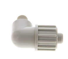 16x10mm & G1/4'' PP Elbow Compression Fitting with Male Threads 10 bar PVC and PA