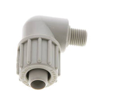 16x10mm & G1/4'' PP Elbow Compression Fitting with Male Threads 10 bar PVC and PA