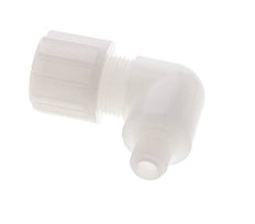 16x10mm & G1/4'' PVDF Elbow Compression Fitting with Male Threads 10 bar PVC and PA