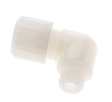 12x6mm & G3/8'' PVDF Elbow Compression Fitting with Male Threads 10 bar PVC and PA