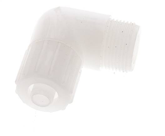 16x10mm & G3/4'' PVDF Elbow Compression Fitting with Male Threads 10 bar PVC and PA