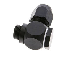 14x8mm & G3/8'' Aluminum Elbow Compression Fitting with Male Threads 10 bar PVC and PA