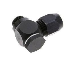 14x8mm & G3/8'' Aluminum Elbow Compression Fitting with Male Threads 10 bar PVC and PA