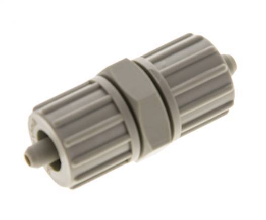 Racor de compresión recto PP 10x4mm 10 bar PVC y PA