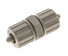 Racor de compresión recto PP 10x4mm 10 bar PVC y PA