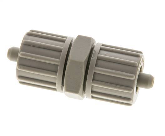 Racor de compresión recto PP 10x4mm 10 bar PVC y PA