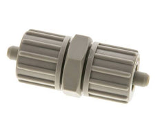 Racor de compresión recto PP 10x4mm 10 bar PVC y PA