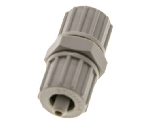Racor de compresión recto PP 10x4mm 10 bar PVC y PA