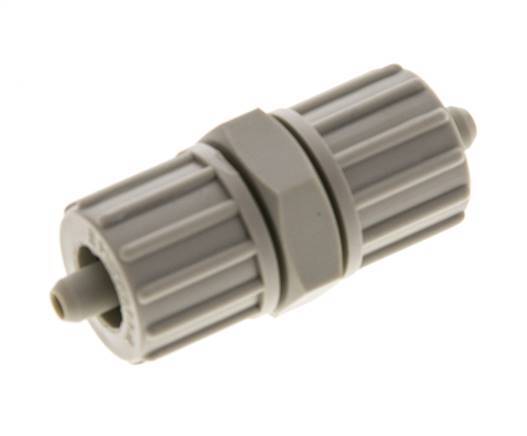 Racor de compresión recto PP 10x4mm 10 bar PVC y PA