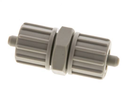 Racor de compresión recto PP 10x4mm 10 bar PVC y PA