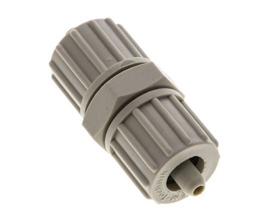Racor de compresión recto PP 10x4mm 10 bar PVC y PA