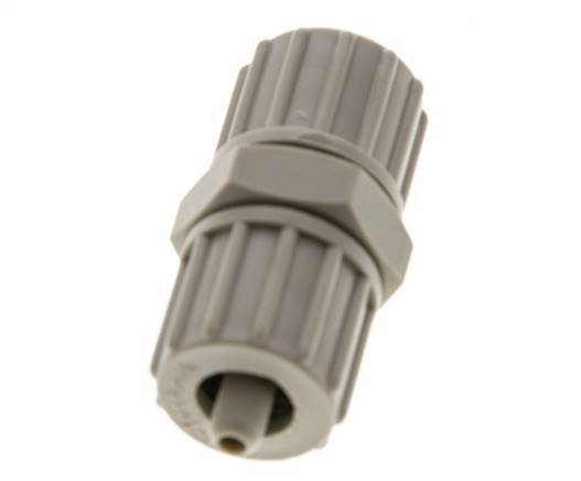 Racor de compresión recto PP 10x4mm 10 bar PVC y PA