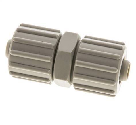 Racor de compresión recto PP 15x9mm 10 bar PVC y PA