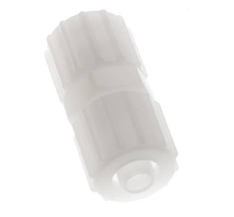 Racor de compresión recto 15x9mm PVDF 10 bar PVC y PA