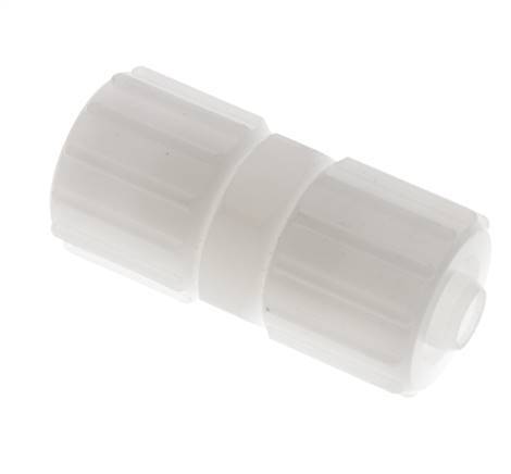 Racor de compresión recto 15x9mm PVDF 10 bar PVC y PA
