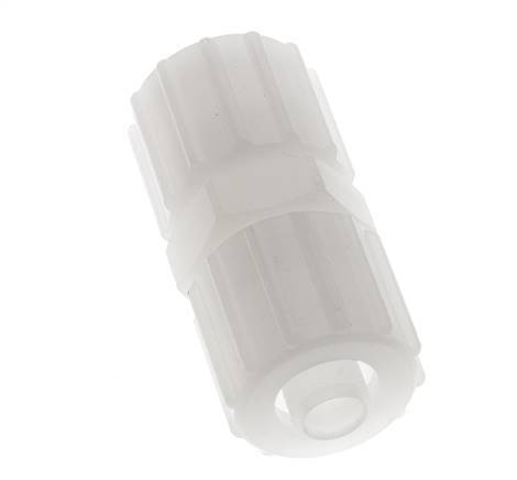 Racor de compresión recto 15x9mm PVDF 10 bar PVC y PA