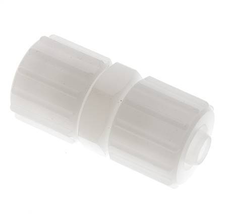 Racor de compresión recto 15x9mm PVDF 10 bar PVC y PA