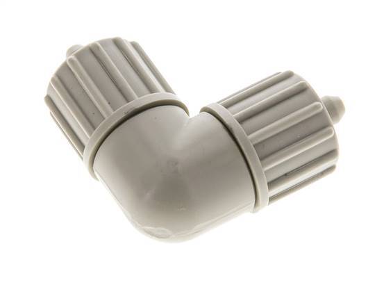 10x4mm PP Codo de compresión 10 bar PVC y PA