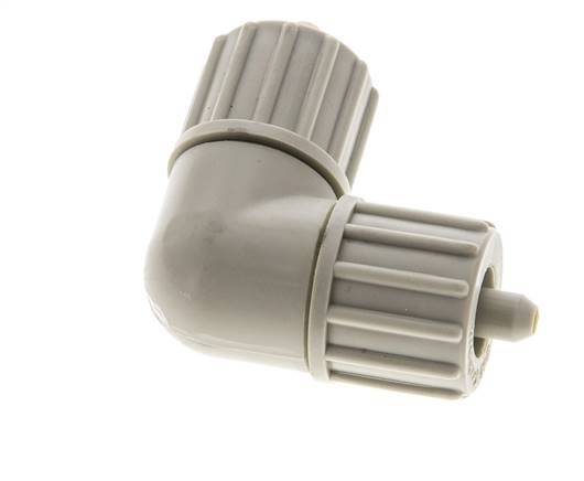 10x4mm PP Codo de compresión 10 bar PVC y PA