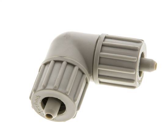 10x4mm PP Codo de compresión 10 bar PVC y PA