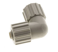 Racor de compresión codo PP 15x9mm 10 bar PVC y PA