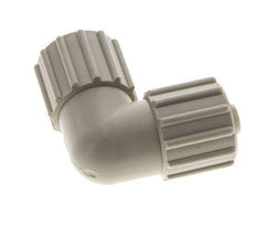 Racor de compresión codo PP 15x9mm 10 bar PVC y PA