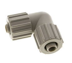 Racor de compresión codo PP 15x9mm 10 bar PVC y PA