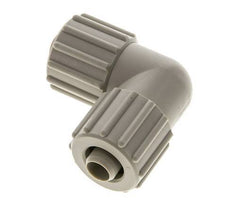 Racor de compresión codo PP 15x9mm 10 bar PVC y PA