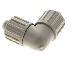 20x13mm PP Codo Compresión 10 bar PVC y PA