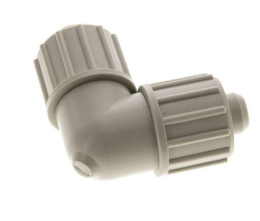 20x13mm PP Codo Compresión 10 bar PVC y PA
