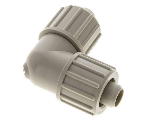 20x13mm PP Codo Compresión 10 bar PVC y PA
