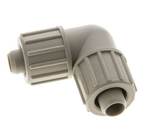 20x13mm PP Codo Compresión 10 bar PVC y PA
