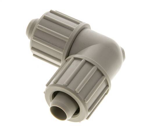 20x13mm PP Codo Compresión 10 bar PVC y PA