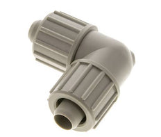 20x13mm PP Codo Compresión 10 bar PVC y PA