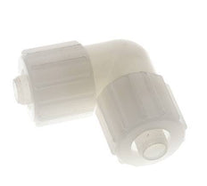 Racor de compresión codo 15x9mm PVDF 10 bar PVC y PA
