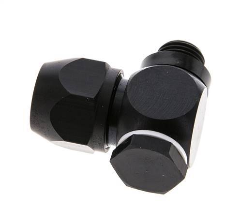 Accesorio de compresión de aluminio 12x9mm y G1/4'' con rosca macho 10 bar PVC y PA