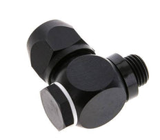 Accesorio de compresión de aluminio 12x9mm y G1/4'' con rosca macho 10 bar PVC y PA