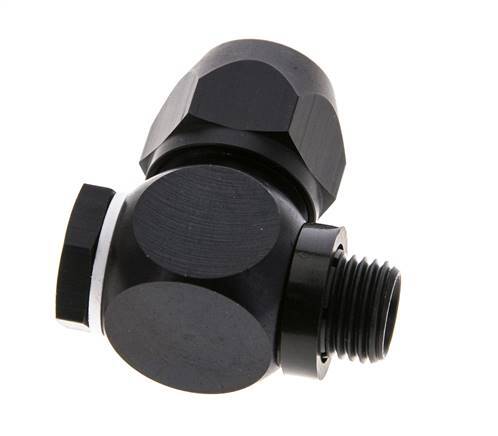 Accesorio de compresión de aluminio 12x9mm y G1/4'' con rosca macho 10 bar PVC y PA
