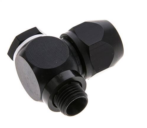 Accesorio de compresión de aluminio 12x9mm y G1/4'' con rosca macho 10 bar PVC y PA