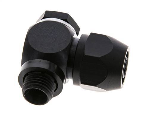 Accesorio de compresión de aluminio 12x9mm y G1/4'' con rosca macho 10 bar PVC y PA