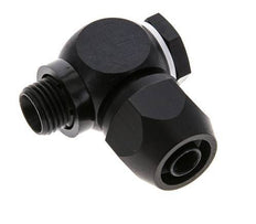 Accesorio de compresión de aluminio 12x9mm y G1/4'' con rosca macho 10 bar PVC y PA