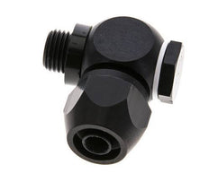 Accesorio de compresión de aluminio 12x9mm y G1/4'' con rosca macho 10 bar PVC y PA