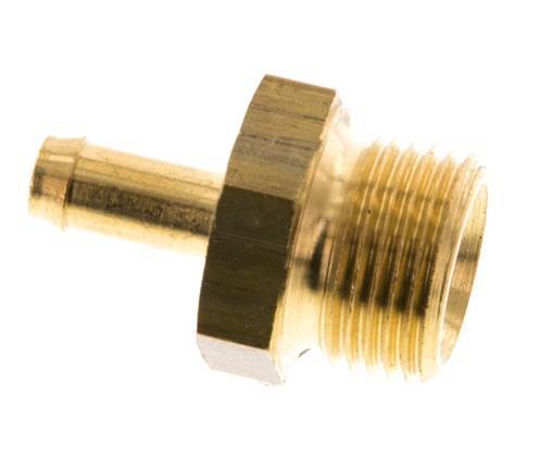 Barra de manguera de latón de 6 mm y G3/8'' macho [2 piezas]